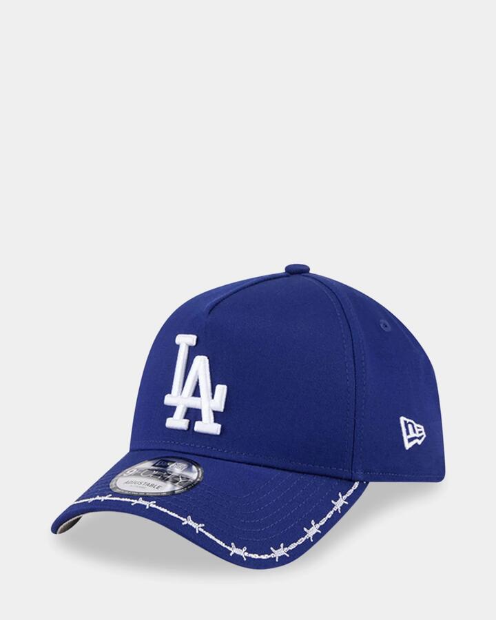 Image of Hats. Product name - New Era 9Forty Los Angeles Dodgers Cap Dk Blue in Dk Blue colour by brand - New Era