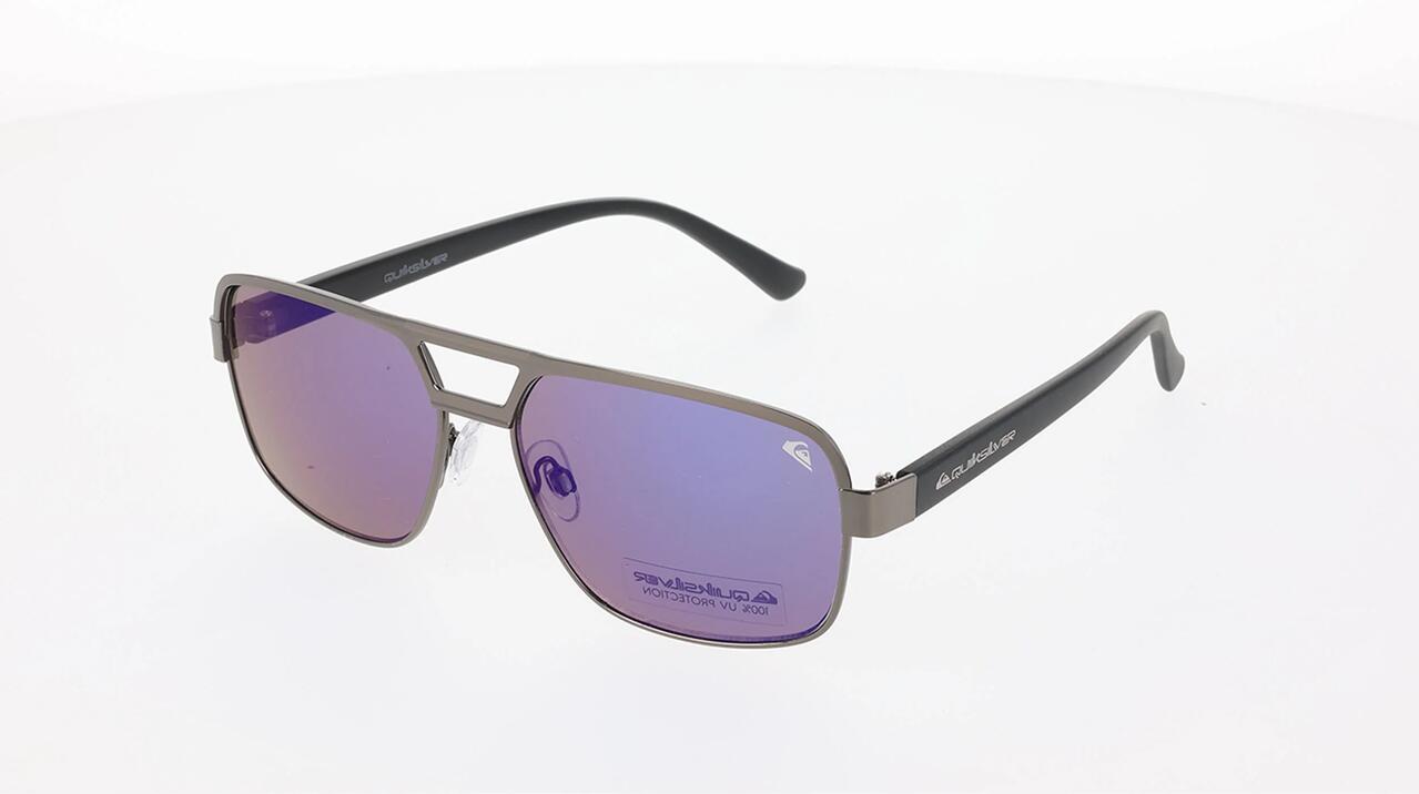Image of Sunglasses. Product name - Quiksilver Island Haze Sunglasses Dark Gunmetal in Dark Gunmetal colour by brand - Quiksilver