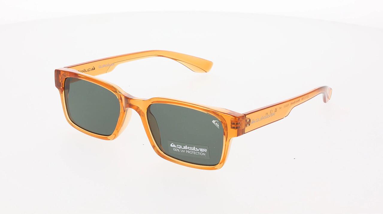 Image of Sunglasses. Product name - Quiksilver Beach Bandit Sunglasses Orange in Orange colour by brand - Quiksilver