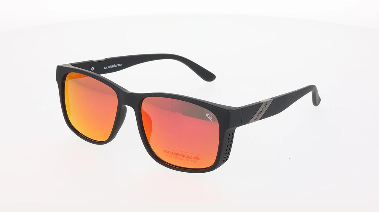 Image of Sunglasses. Product name - Quiksilver Capsized Rubberized Sunglasses Rubberized Black in Rubberized Black colour by brand - Quiksilver