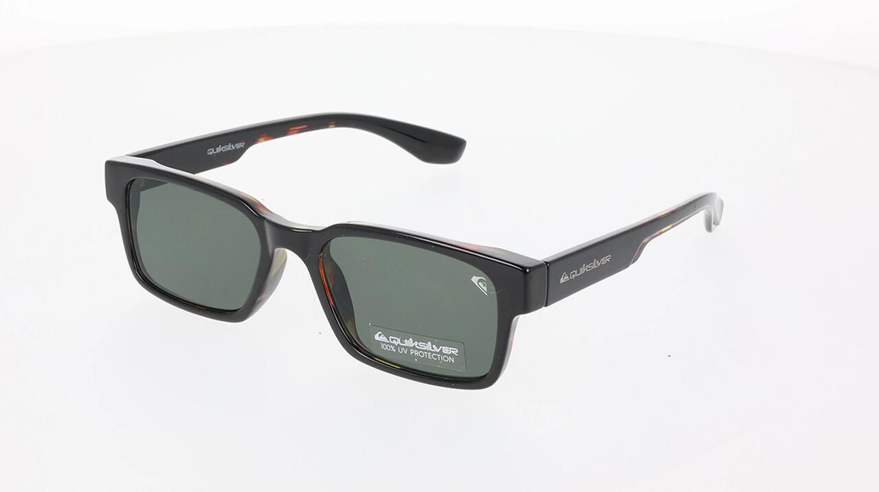 Image of Sunglasses. Product name - Quiksilver Beach Bandit Sunglasses Demi/Black in Demi/Black colour by brand - Quiksilver