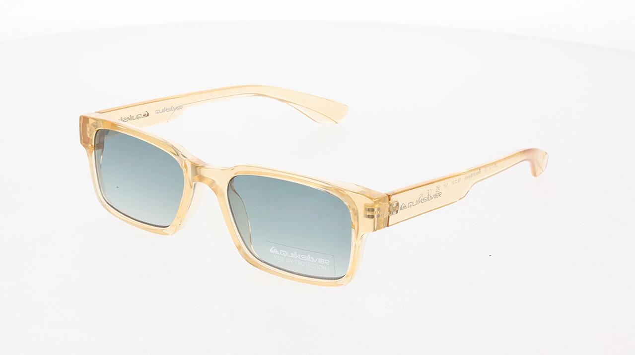 Image of Sunglasses. Product name - Quiksilver Beach Bandit Sunglasses Pale Yellow in Pale Yellow colour by brand - Quiksilver