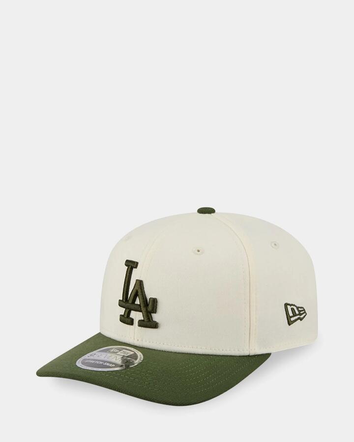 Image of Hats. Product name - New Era 9Seventy Stretch-Snap Los Angeles Dodgers Cap White in White colour by brand - New Era