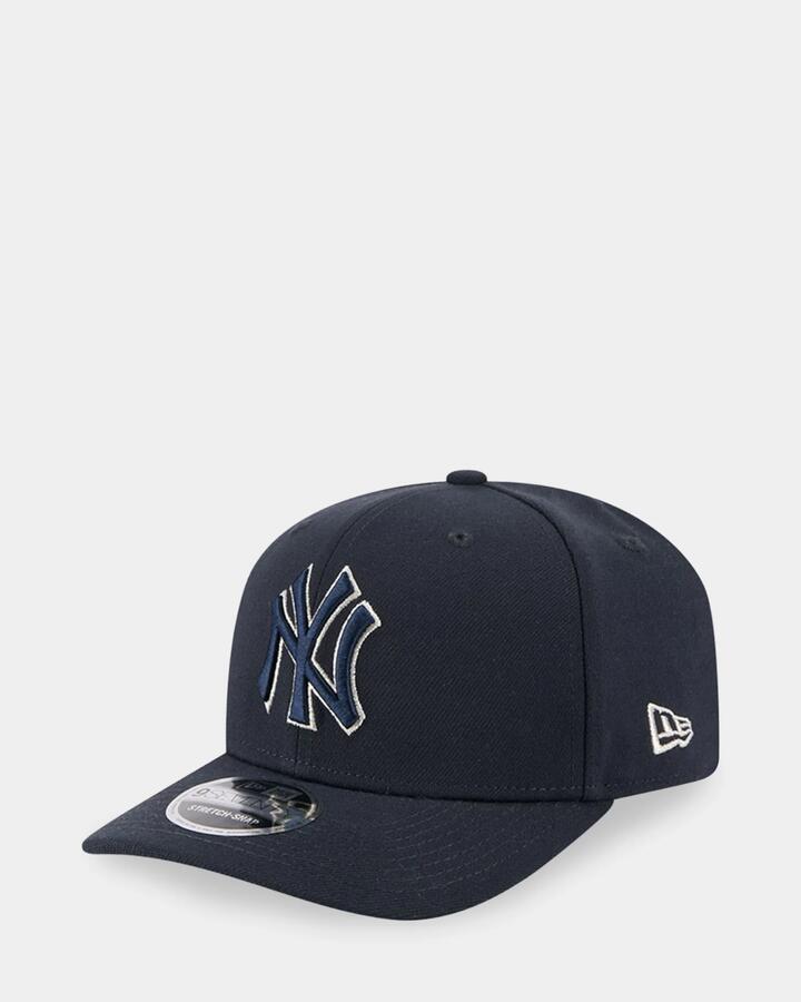 Image of Hats. Product name - New Era 9Seventy Stretch-Snap New York Yankees Cap Navy in Navy colour by brand - New Era