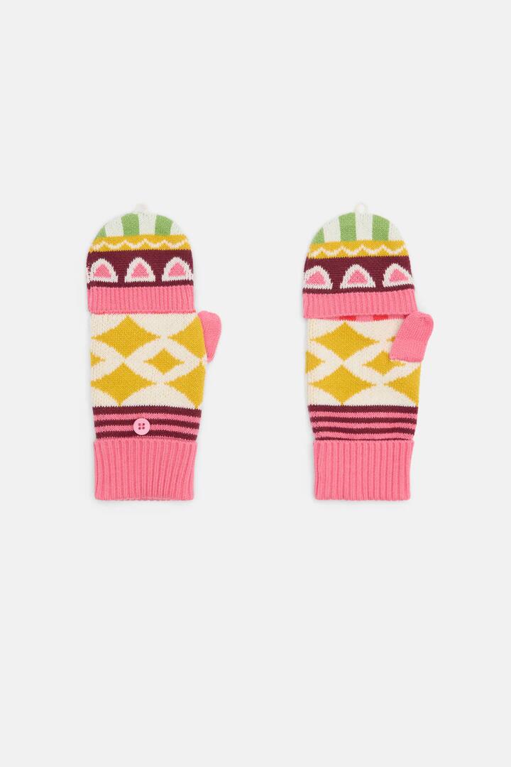 Image of Gloves & Mittens. Product name - Abstract Kids Mittens in Multi colour by brand - Gorman