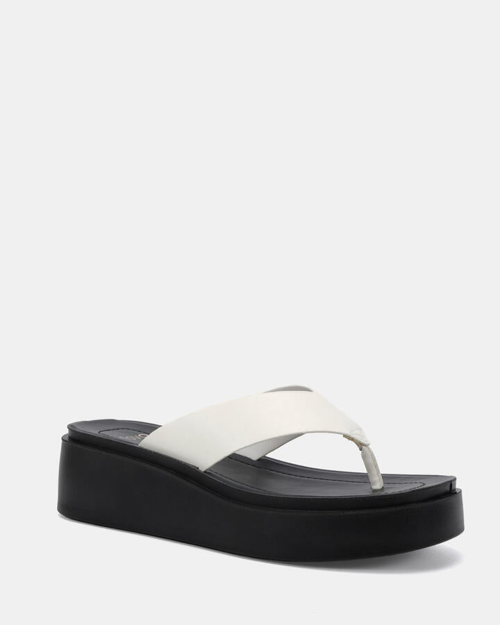 Image of Boots. Product name - Berri White/black Wedges in Multi colour by brand - Novo