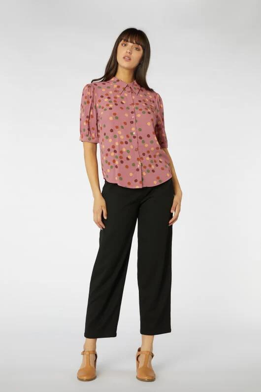 Image of Blouses. Product name - Confetti Blouse in Rose colour by brand - Princess Highway