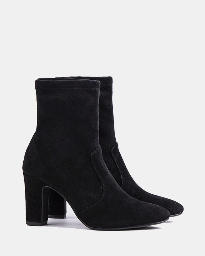 Image of Boots. Product name - Li-salford Black Suede in Black Suede colour by brand - Novo