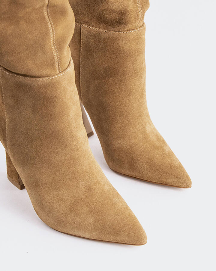 Image of Boots. Product name - Li-lerwick Camel Suede in Camel Suede colour by brand - Novo