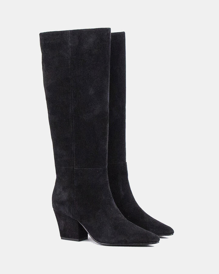 Image of Boots. Product name - Li-marco Black Suede in Black Suede colour by brand - Novo