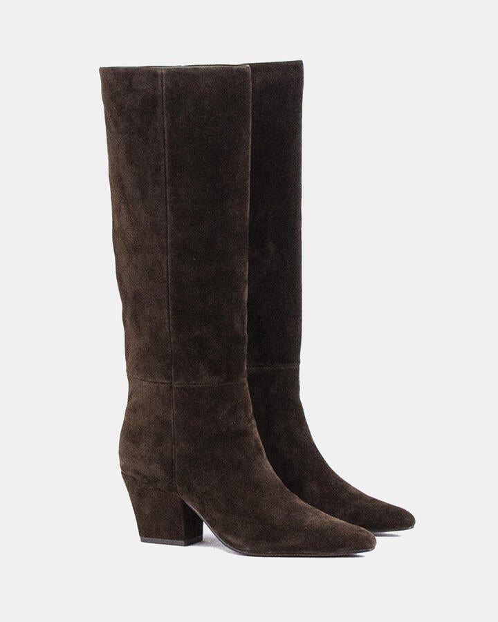 Image of Boots. Product name - Li-marco Brown Suede in Brown Suede colour by brand - Novo