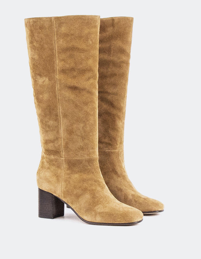Image of Boots. Product name - Li-pyxis Taupe Suede in Taupe Suede colour by brand - Novo