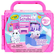 Image of Toys. Product name - Crayola Scribble Scrubbie Salon Playset in colour by brand - Crayola