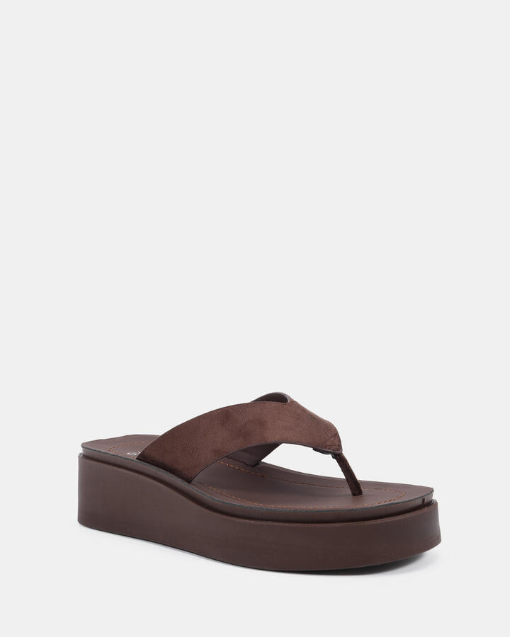 Image of Boots. Product name - Berri Espresso Vegan Wedges in Espresso colour by brand - Novo