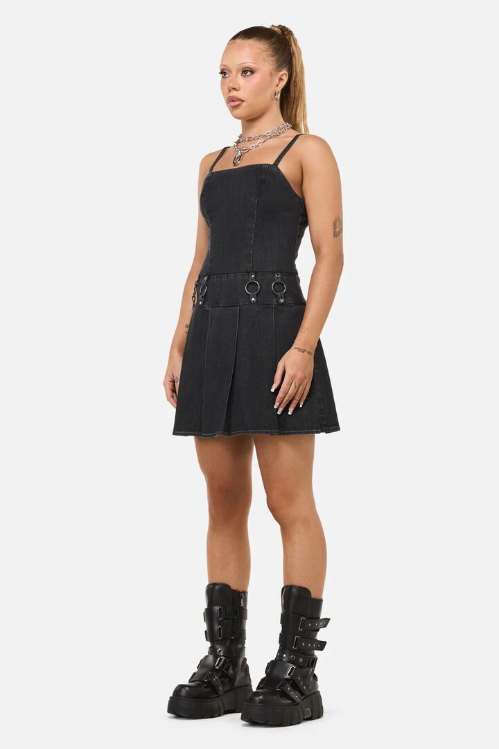 Image of Dresses. Productname: Diffused Mini Dress in Grey colour by brand - Dangerfield