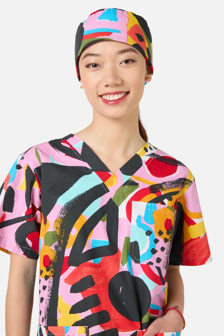 Image of Hats. Product name - Licorice Scrub Hat in Multi colour by brand - Gorman