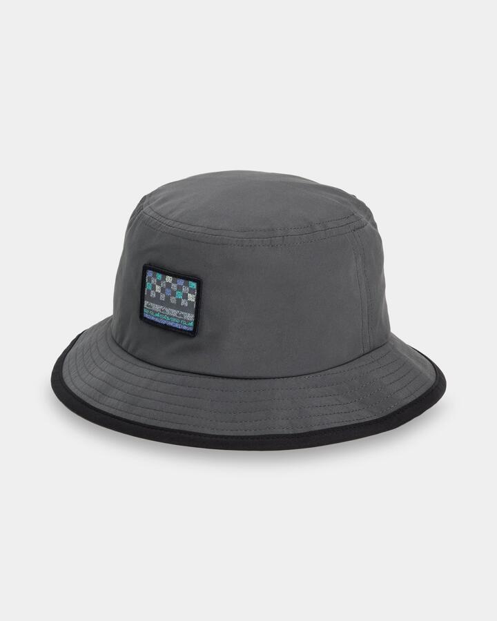 Image of Hats. Product name - Quiksilver Boys 2-7 Peaceful Chaos Bucket Hat Iron Gate in Iron Gate colour by brand - Quiksilver