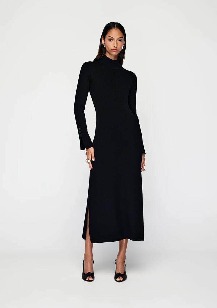 Image of Dresses. Productname: Vela Knit Dress | MOS The Label in Black colour by brand - MOS The Label