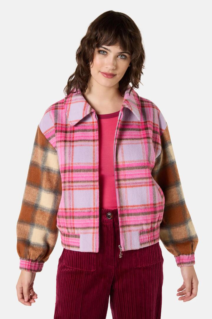Image of Coats & Jackets. Product name - Checking Twice Jacket in Check colour by brand - Gorman