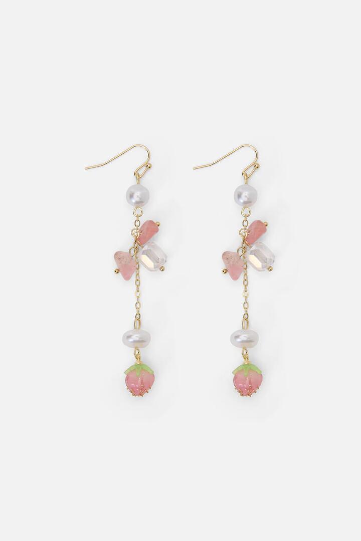 Image of Earrings. Productname: Rose Bud Earrings in Gold colour by brand - Princess Highway