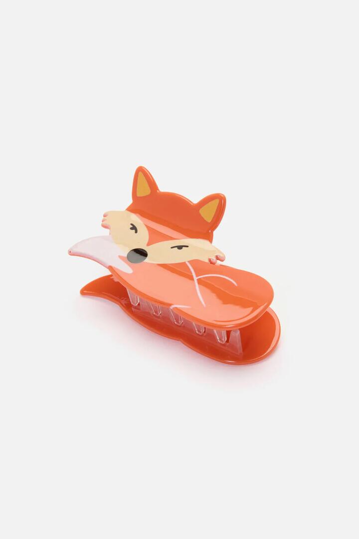 Image of Hair Accessories. Productname: Fox Claw Clip in Orange colour by brand - Princess Highway