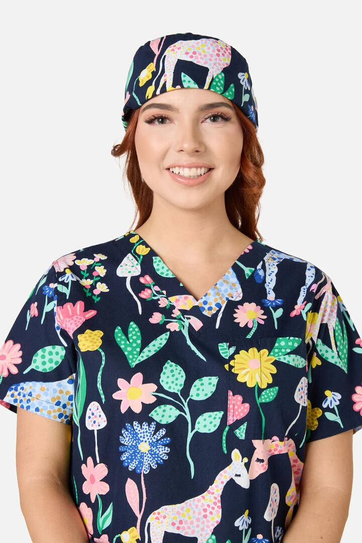 Image of Hats. Product name - Safari Scrub Hat in Navy colour by brand - Gorman