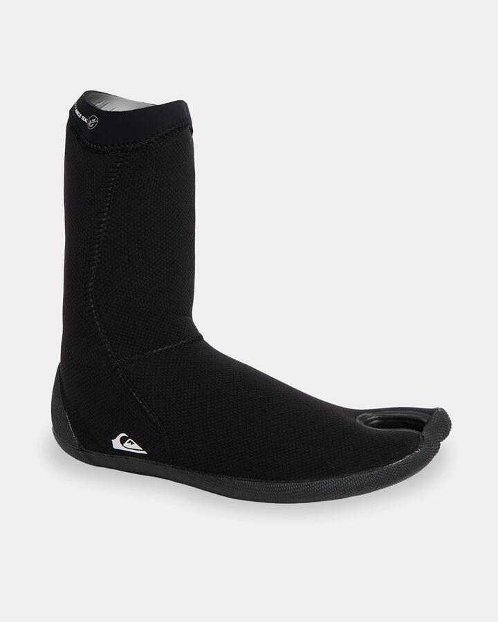 Image of Boots. Product name - Quiksilver Mens Highline Split Toe Boot Black in Black colour by brand - Quiksilver
