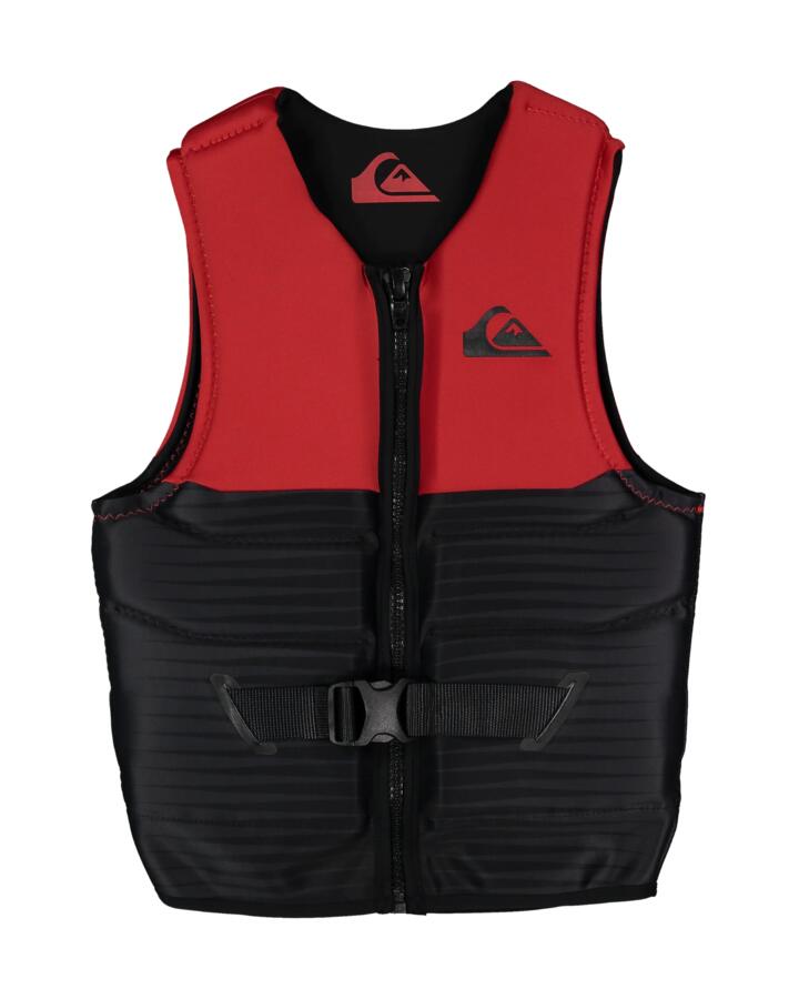 Image of Accessories. Product name - Quiksilver Mens Approved Pfd Black/Red in Black/Red colour by brand - Quiksilver