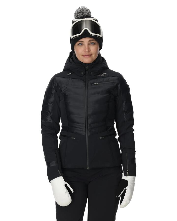 Image of Coats & Jackets. Product name - Spyder Granada Jacket Black in Black colour by brand - Spyder