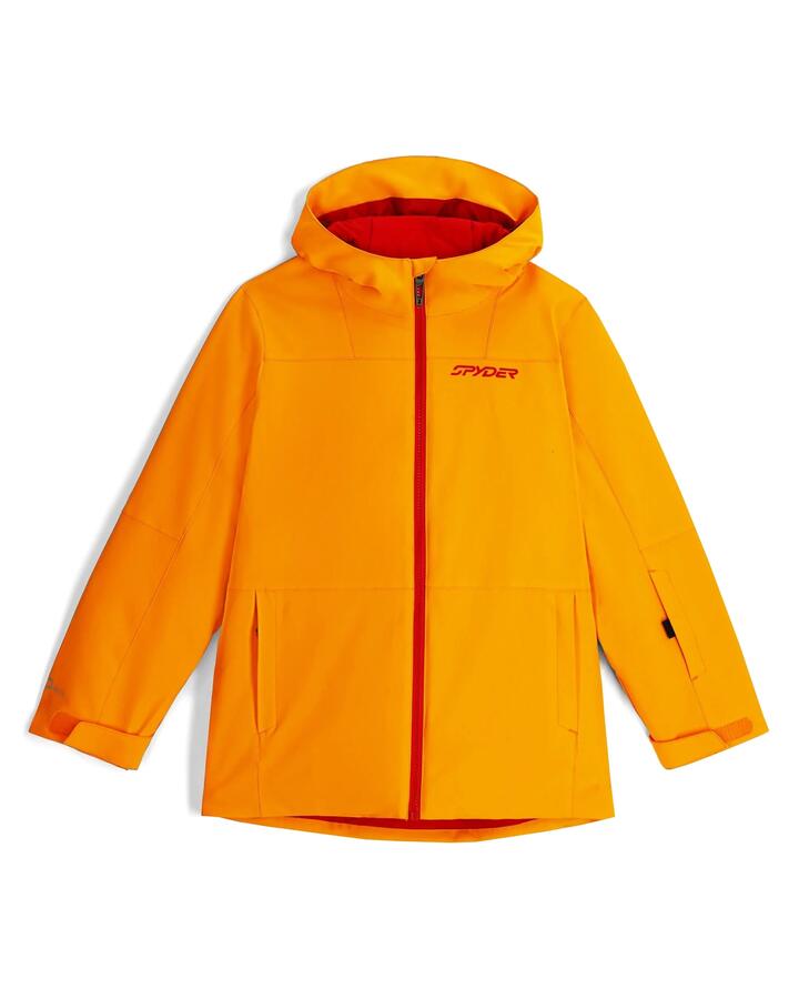 Image of Coats & Jackets. Product name - Spyder Boys 8-16 Slash Snow Jacket Orange Pop in Orange Pop colour by brand - Spyder