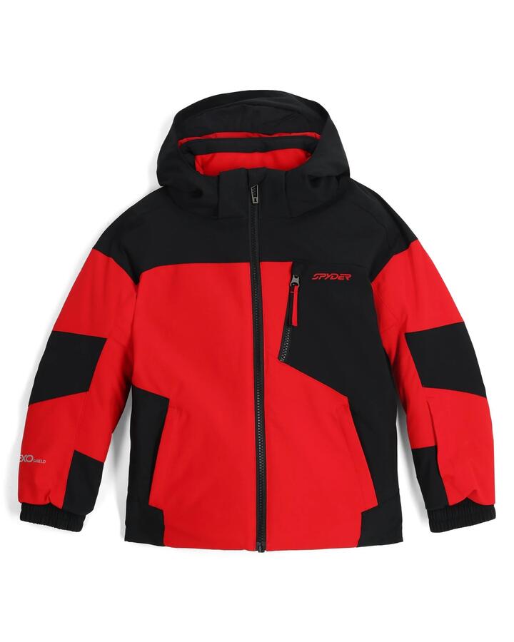 Image of Coats & Jackets. Product name - Spyder Boys 2-7 Leader Snow Jacket Spyder Red in Spyder Red colour by brand - Spyder