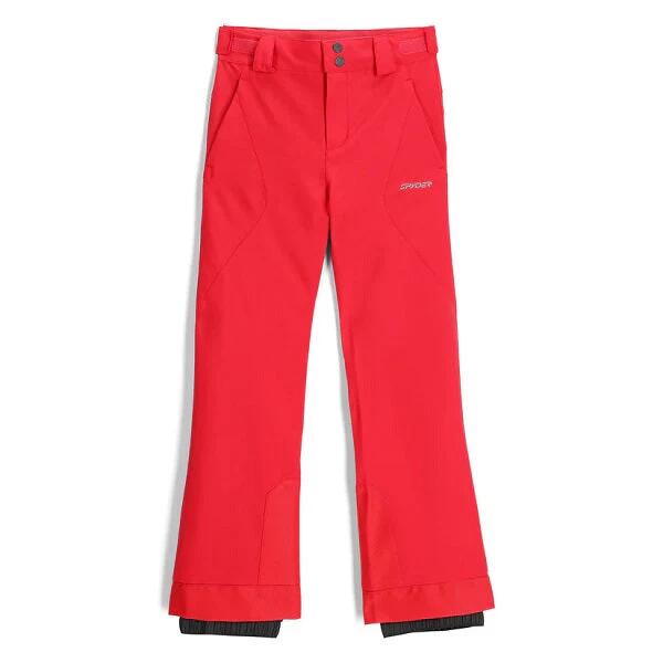 Image of a model wearing Pants. Product name - Spyder Girls 8-16 Olympia Snow Pants Prism Pink in Prism Pink colour by brand - Spyder