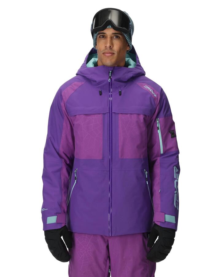 Image of Coats & Jackets. Product name - Spyder Lift Jacket Deep Purple in Deep Purple colour by brand - Spyder