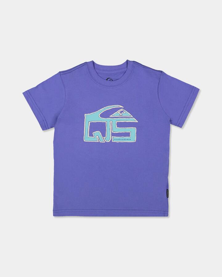 Image of T-Shirts. Product name - Quiksilver Boys 2-7 Omni Terra T-Shirt Dusted Peri in Dusted Peri colour by brand - Quiksilver