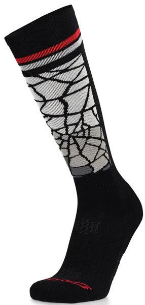 Image of Socks. Product name - Spyder Mens Sweep Ski Crew Socks Black in Black colour by brand - Spyder