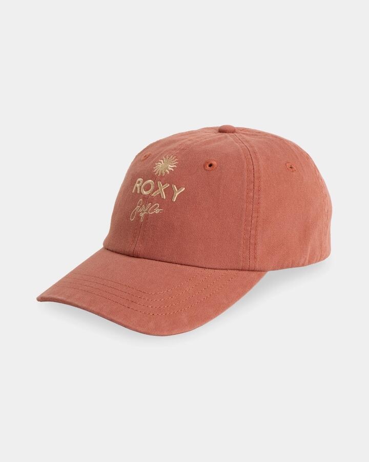 Image of Hats. Product name - Roxy Womens Toadstool Dad Cap Chutney in Chutney colour by brand - Roxy