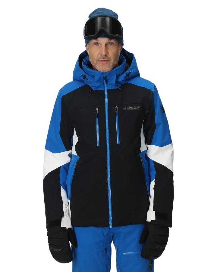 Image of Coats & Jackets. Product name - Spyder Mens Vyper Snow Jacket Black in Black colour by brand - Spyder