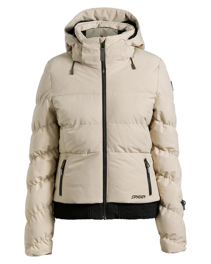 Image of Coats & Jackets. Product name - Spyder Womens Haven Snow Jacket Sanddune in Sanddune colour by brand - Spyder