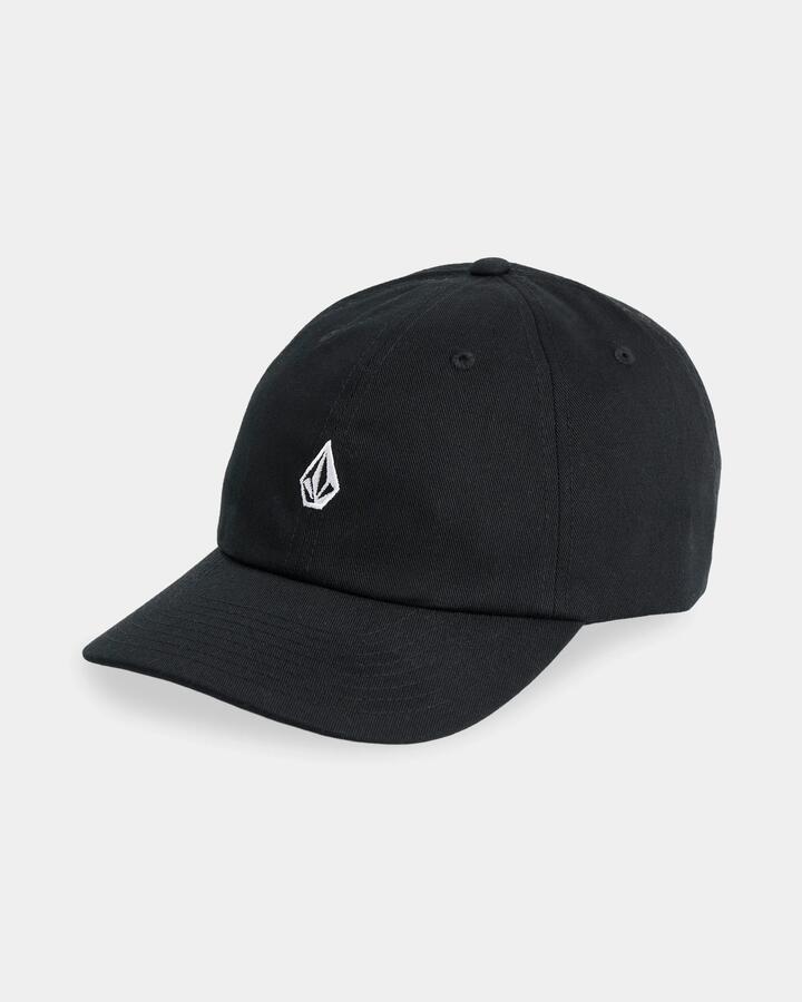 Image of Hats. Product name - Volcom Mens Full Stone Adj Cap Black in Black colour by brand - Volcom