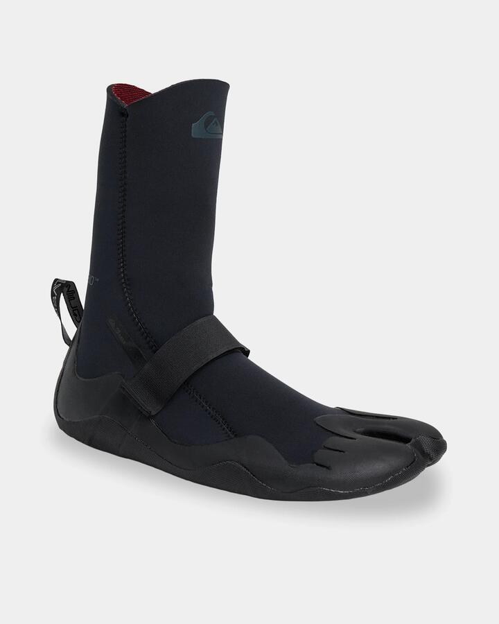 Image of Boots. Product name - Quiksilver Mens Prologue+ 3Mm Split Toe Boot Black in Black colour by brand - Quiksilver