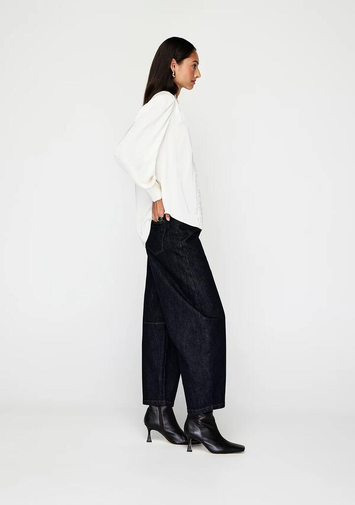 Image of Blouses. Productname: Lune Blouse | MOS The Label in Cream colour by brand - MOS The Label