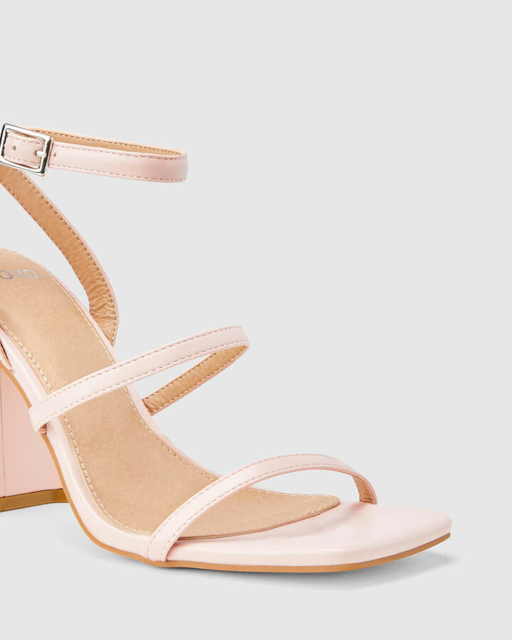 Image of Heels. Product name - Zloty Pink Heels in Pink colour by brand - Novo