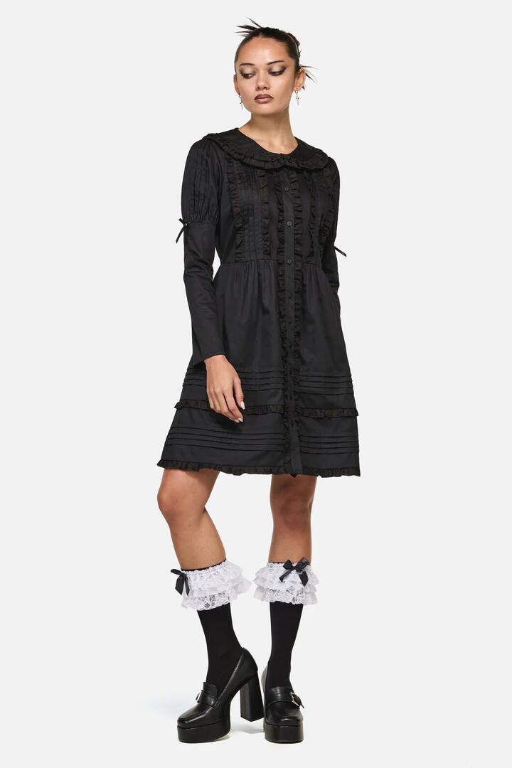 Image of Socks. Productname: Super Ruffle Socks in Black colour by brand - Black Friday
