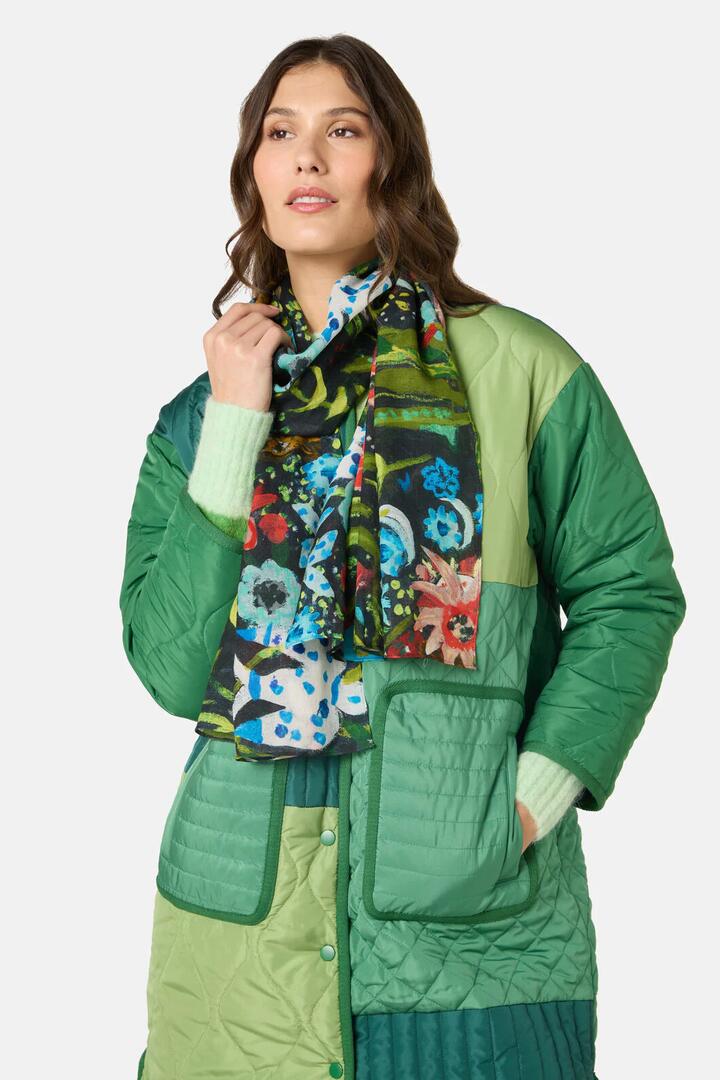Image of Scarves & Shawls. Product name - The Garden Scarf in Print colour by brand - Gorman