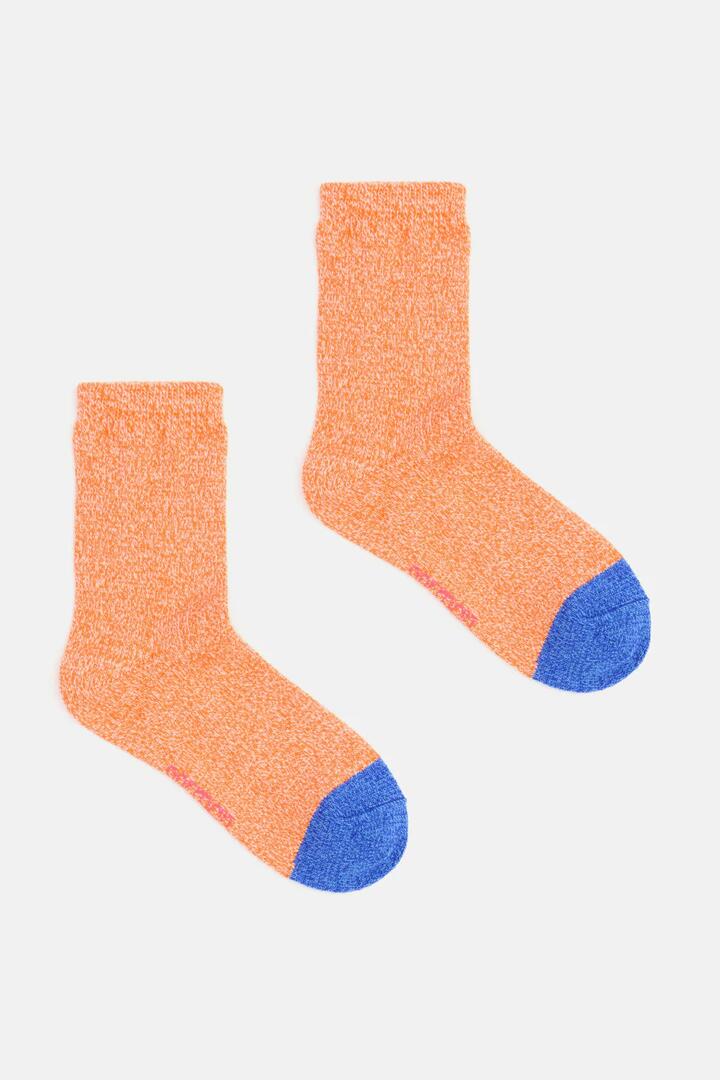 Image of Socks. Product name - Delilah Wool Sock in Persimmon colour by brand - Gorman