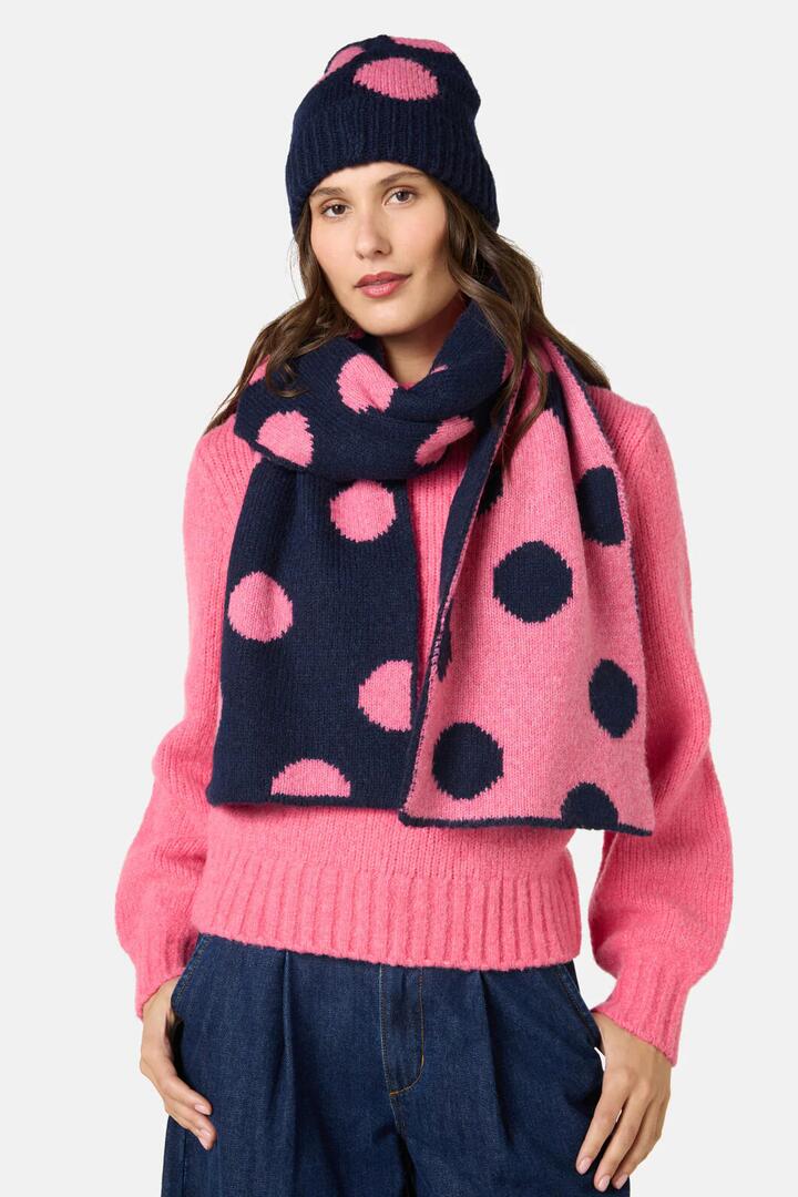 Image of Scarves & Shawls. Product name - On The Spot Scarf in Multi colour by brand - Gorman