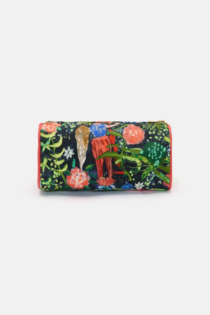 Image of Bags. Product name - The Garden Cosmetic Bag in Print colour by brand - Gorman
