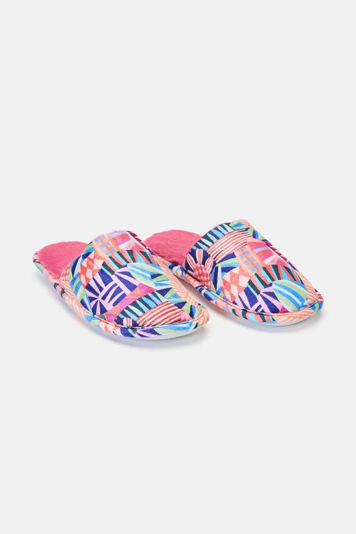 Image of Slippers. Product name - Canopy Circus Slippers in Print colour by brand - Gorman