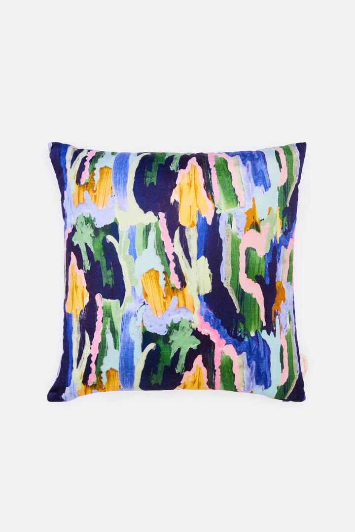 Image of Chair & Sofa Cushions. Product name - Liquid Joy Velvet Cushion in Print colour by brand - Gorman