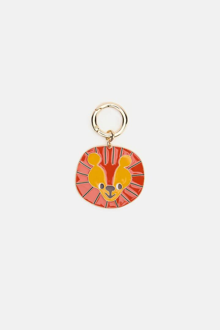Image of Keychains. Product name - Lion Head Key Ring in Multi colour by brand - Gorman